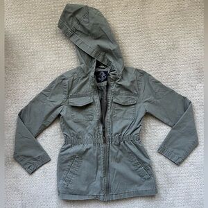 Gently worn light weight utility jacket size 10
